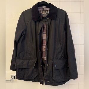 Barbour Beadnell black waxed jacket